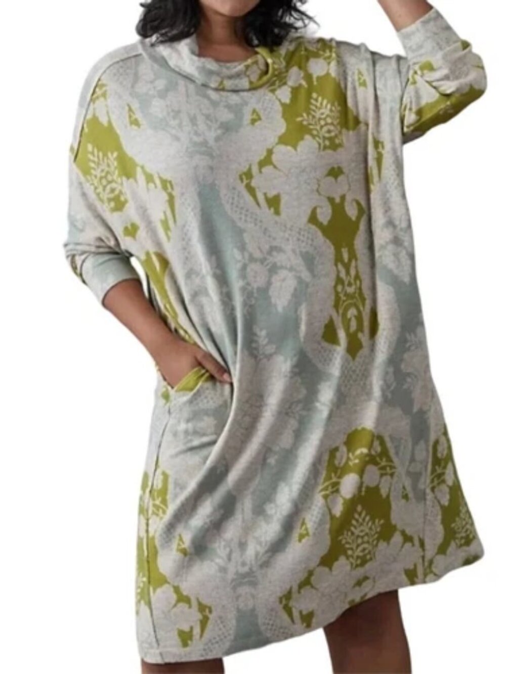 Saturday Sunday By Anthropologie Cozy Turtleneck Tunic Dress NWOT knit Size XS